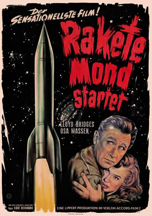 Plakat zum Film: Rakete Mond startet