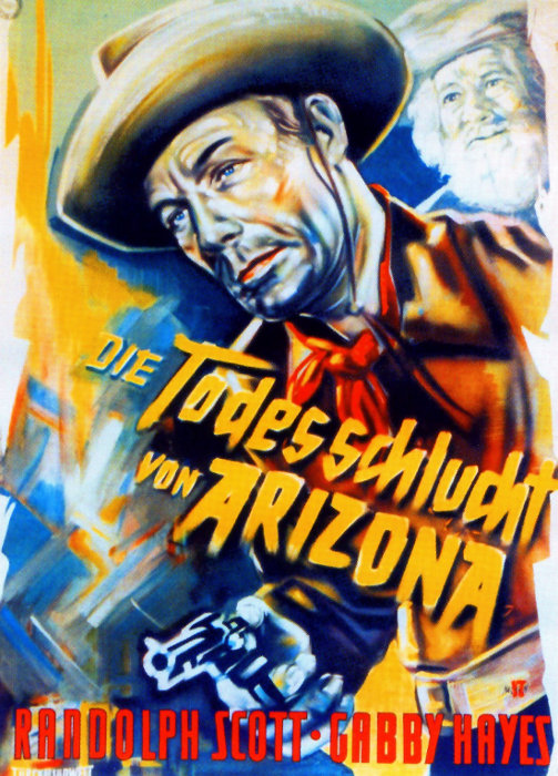 Plakat zum Film: Todesschlucht von Arizona, Die