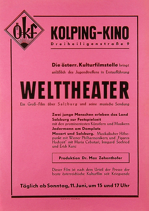 Plakat zum Film: Salzburg