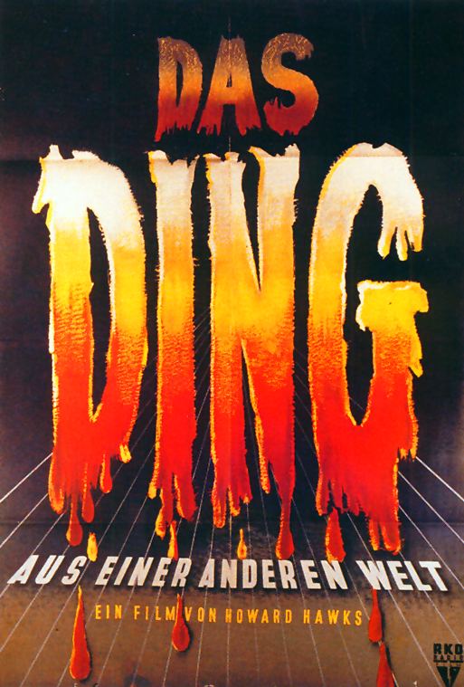 Plakat zum Film: Ding aus einer anderen Welt, Das