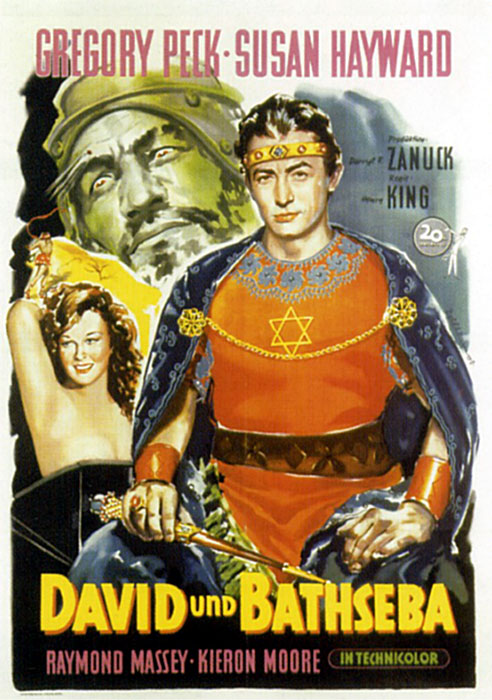 Plakat zum Film: David und Bathseba