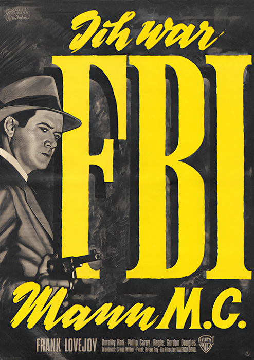 Plakat zum Film: Ich war FBI Mann M.C.
