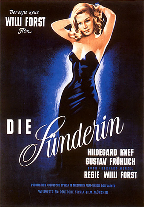 Plakat zum Film: Sünderin, Die