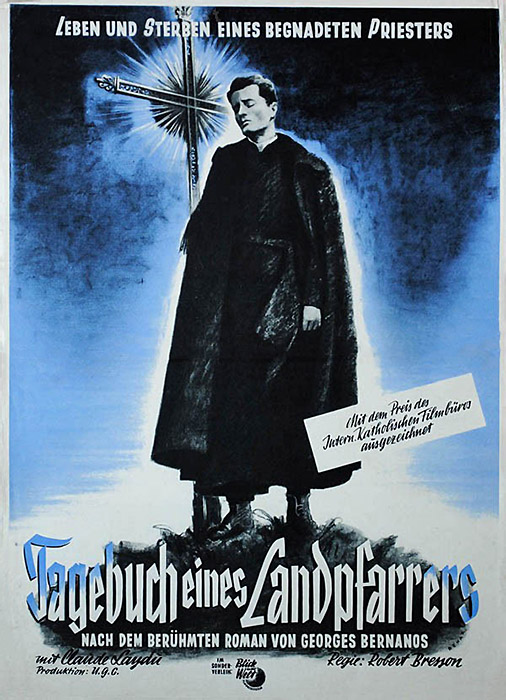 Plakat zum Film: Tagebuch eines Landpfarrers