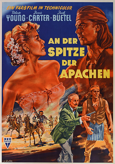 Plakat zum Film: An der Spitze der Apachen