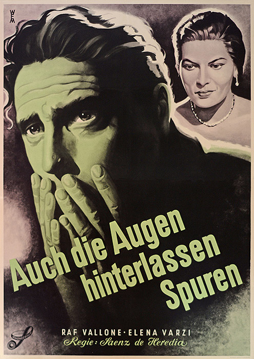 Plakat zum Film: Auch die Augen hinterlassen Spuren