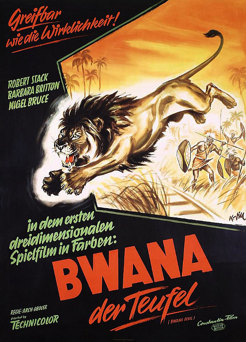 Plakat zum Film: Bwana, der Teufel