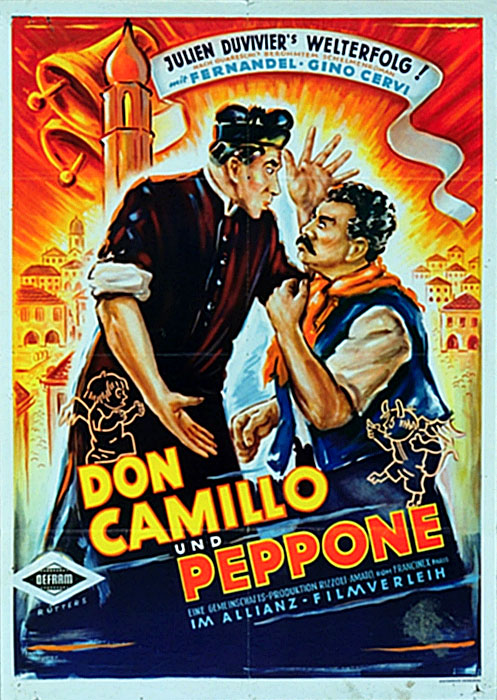 Plakat zum Film: Don Camillo und Peppone