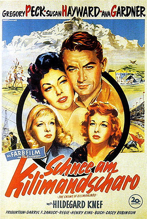 Plakat zum Film: Schnee am Kilimandscharo