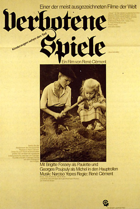 Plakat zum Film: Verbotene Spiele