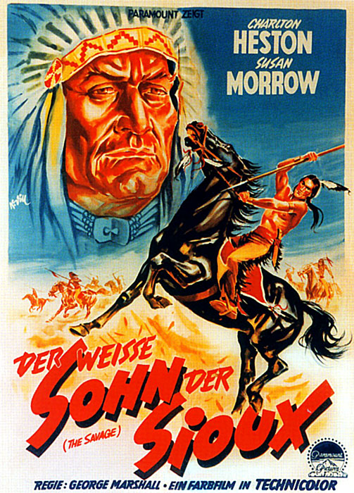 Plakat zum Film: weiße Sohn der Sioux, Der