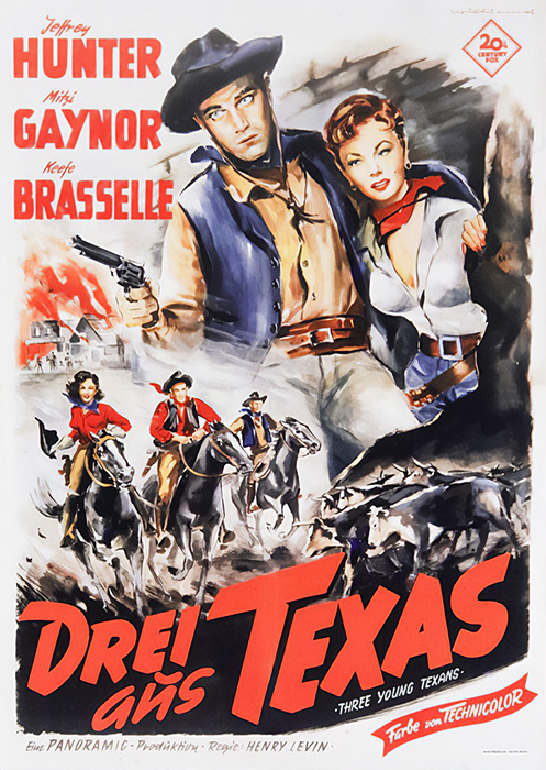 Plakat zum Film: Drei aus Texas