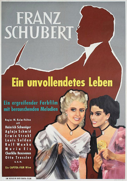 Plakat zum Film: Franz Schubert - Ein unvollendetes Leben