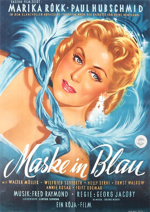 Plakat zum Film: Maske in Blau