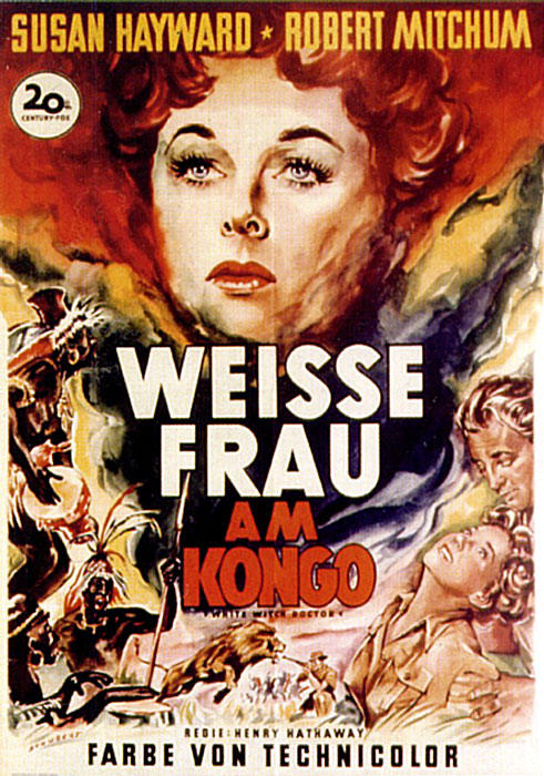 Plakat zum Film: Weiße Frau am Kongo