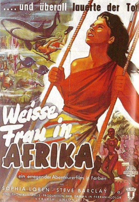 Filmplakat: Weiße Frau in Afrika (1953) - Filmposter-Archiv