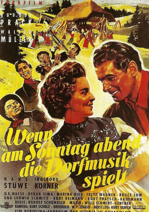 Plakat zum Film: Wenn am Sonntagabend die Dorfmusik spielt
