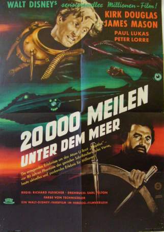 Plakat zum Film: 20.000 Meilen unter dem Meer