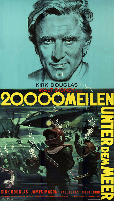 Plakat zum Film: 20.000 Meilen unter dem Meer