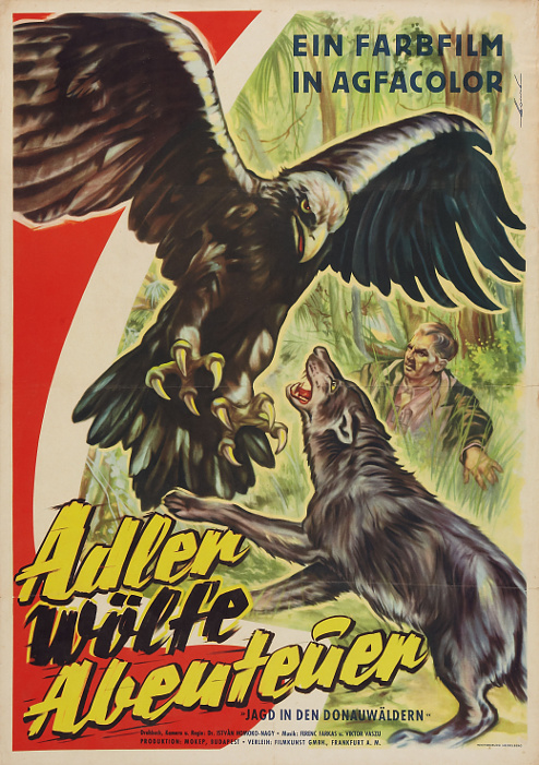 Plakat zum Film: Adler, Wölfe, Abenteuer - Jagd in den Donauwäldern