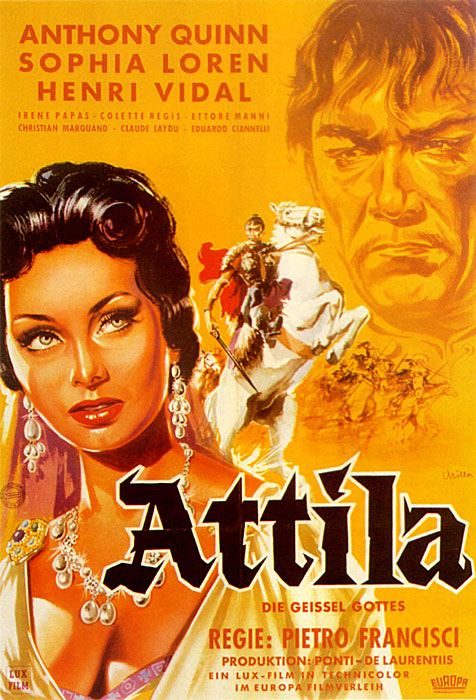 Plakat zum Film: Attila, die Geißel Gottes