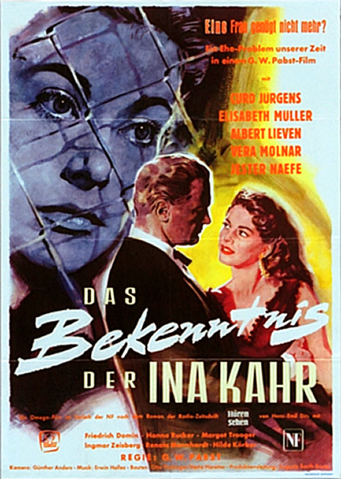 Plakat zum Film: Bekenntnis der Ina Kahr, Das