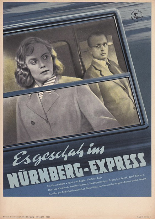 Plakat zum Film: Es geschah im Nürnberg-Expreß