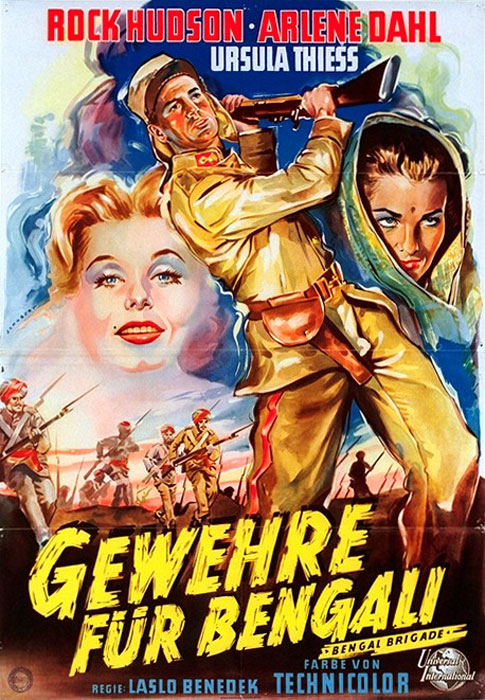 Plakat zum Film: Gewehre für Bengali