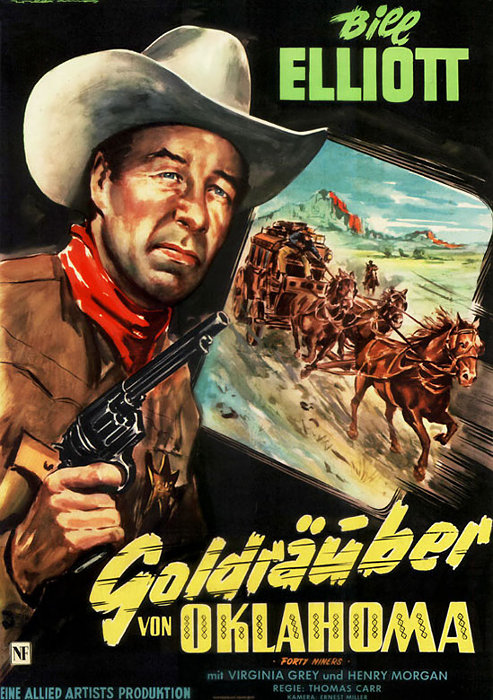 Plakat zum Film: Goldräuber von Oklahoma