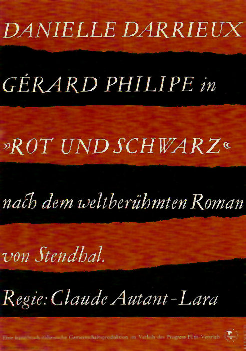 Plakat zum Film: Rot und Schwarz