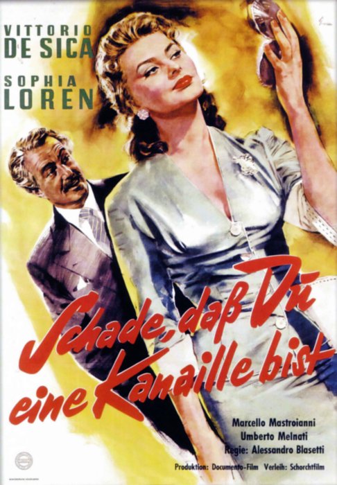 Plakat zum Film: Schade, dass du eine Kanaille bist