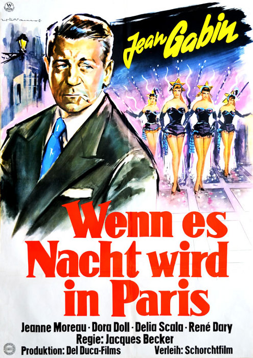 Plakat zum Film: Wenn es Nacht wird in Paris
