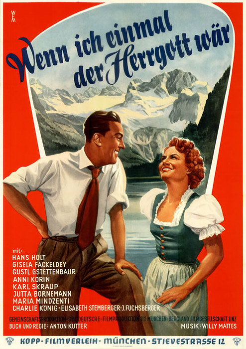 Plakat zum Film: Wenn ich einmal der Herrgott wär