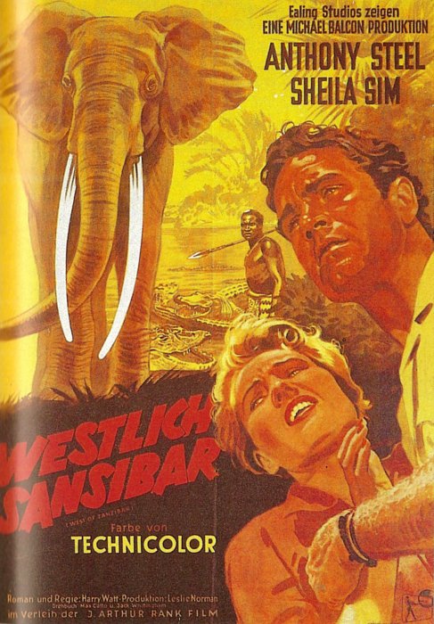 Plakat zum Film: Westlich Sansibar