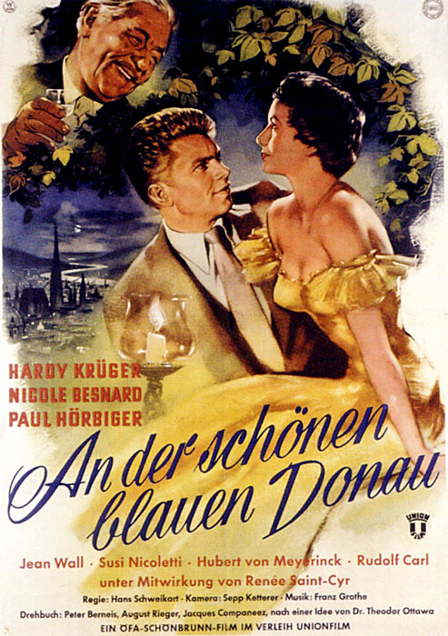 Plakat zum Film: An der schönen blauen Donau