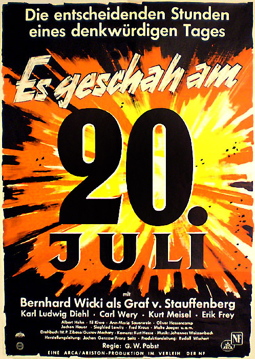 Plakat zum Film: Es geschah am 20. Juli