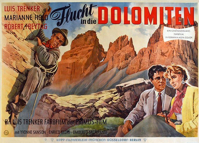 Plakat zum Film: Flucht in die Dolomiten