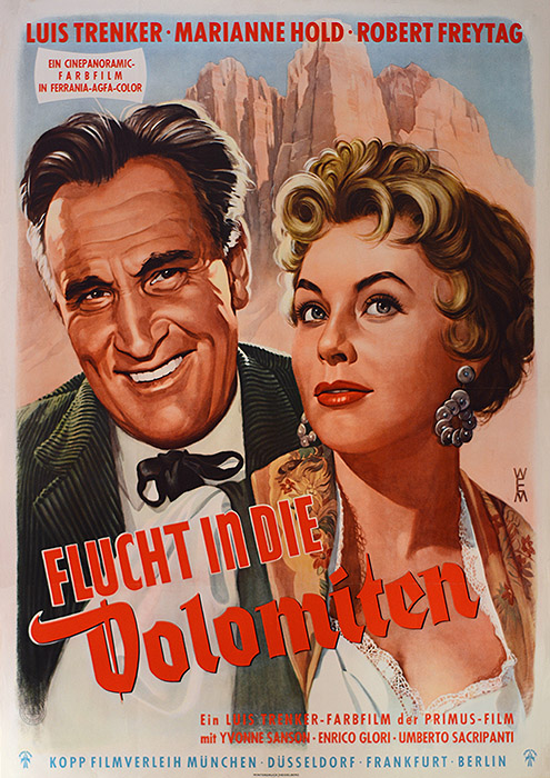 Plakat zum Film: Flucht in die Dolomiten
