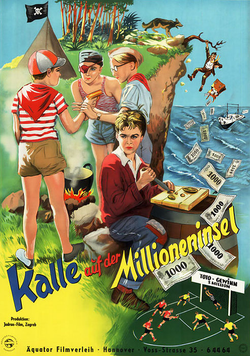 Plakat zum Film: Kalle auf der Millioneninsel