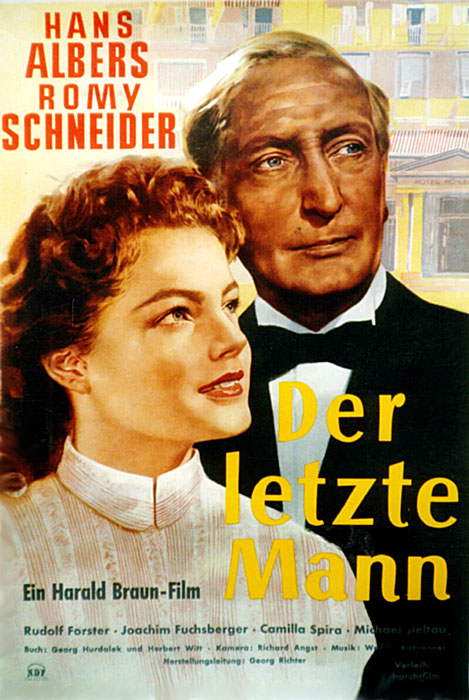 Plakat zum Film: letzte Mann, Der