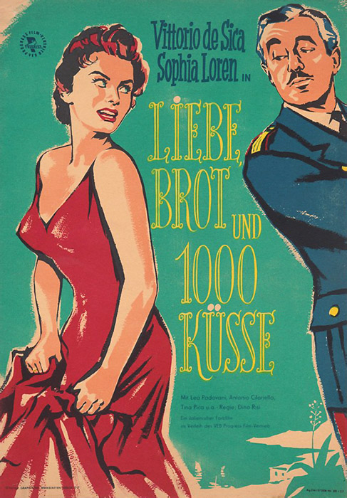 Plakat zum Film: Liebe, Brot und tausend Küsse