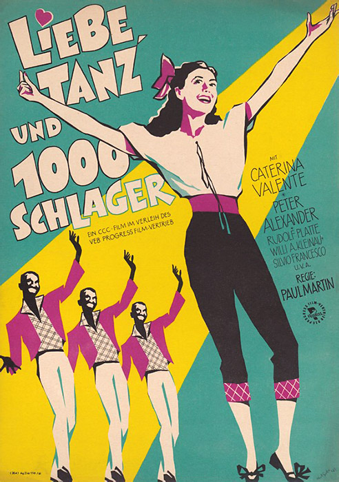 Plakat zum Film: Liebe, Tanz und 1000 Schlager