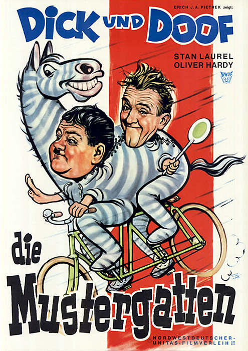 Plakat zum Film: Dick und Doof, die Mustergatten