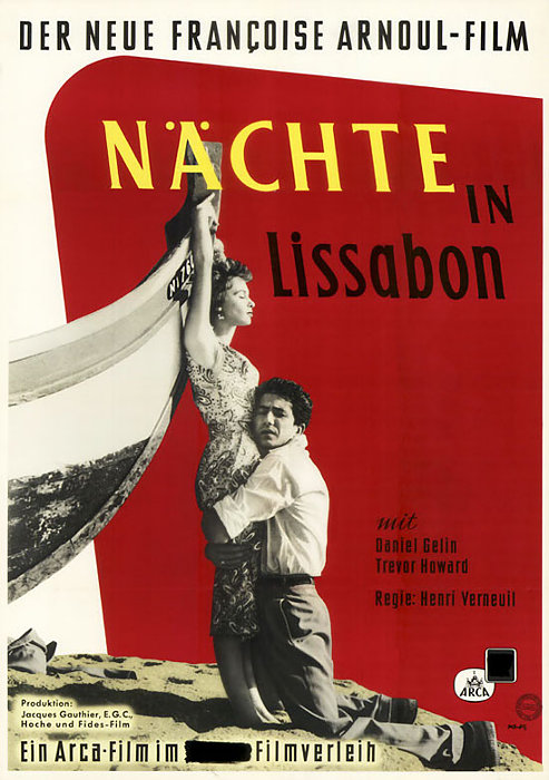 Plakat zum Film: Nächte in Lissabon