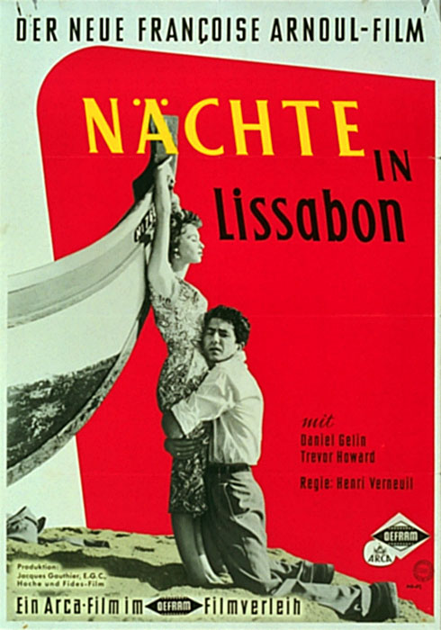 Plakat zum Film: Nächte in Lissabon