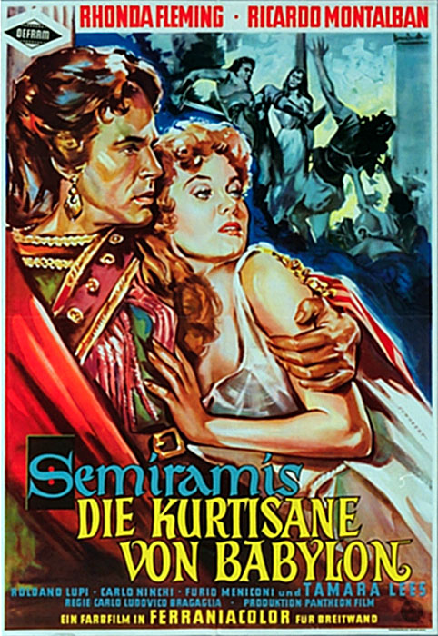 Plakat zum Film: Semiramis, die Kurtisane von Babylon