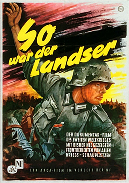 Plakat zum Film: So war der deutsche Landser