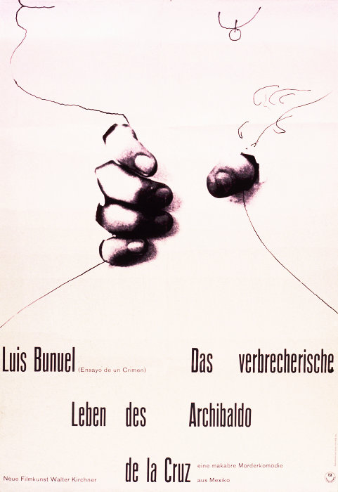 Plakat zum Film: verbrecherische Leben des Archibaldo de la Cruz, Das