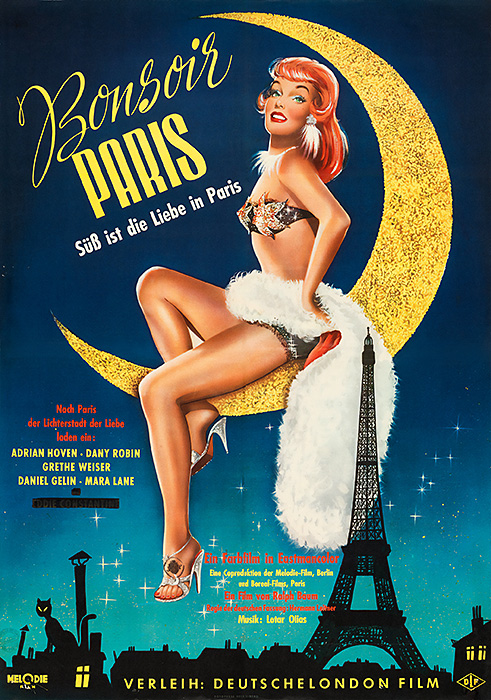 Plakat zum Film: Bonsoir Paris - Süß ist die Liebe in Paris