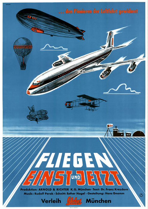 Plakat zum Film: Fliegen - einst und jetzt